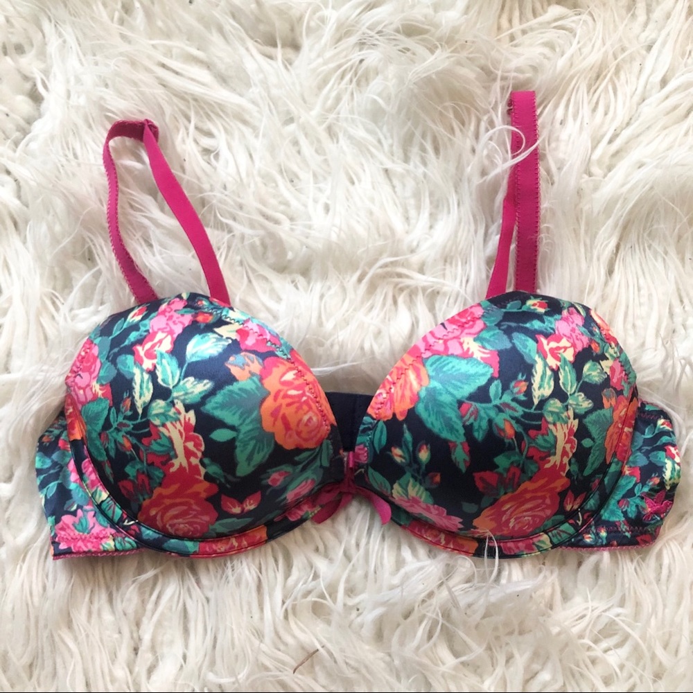 Aerie Floral Push-up Bra Size 34B